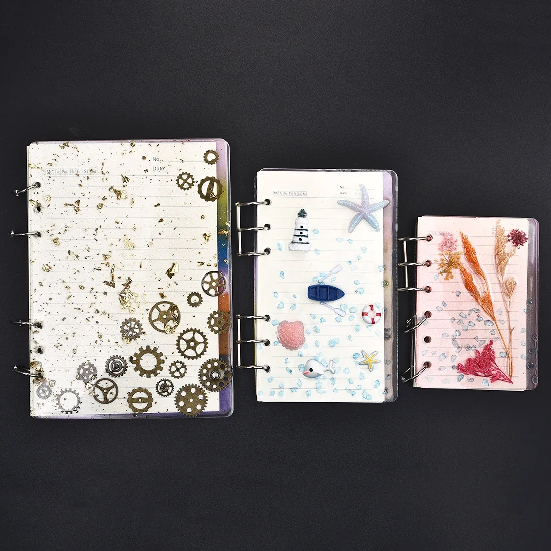 

Notebook Cover Resin Mold Transparent Book Moulds DIY Crystal UV Epoxy Silicone Molds Creative Gift Resin Molds Resin Craft