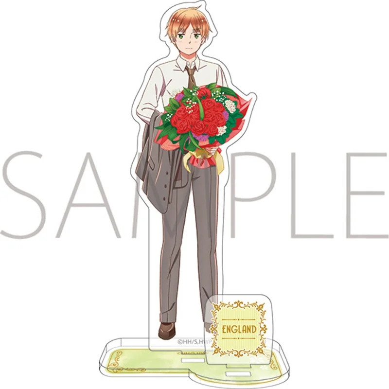 Hot Anime Hetalia: Axis Powers Figuren FRANKREICH RUSSLAND DEUTSCHLAND Acrylständer Modell Schreibtisch Dekor Requisite Valentinstag Stil Geschenke 15CM