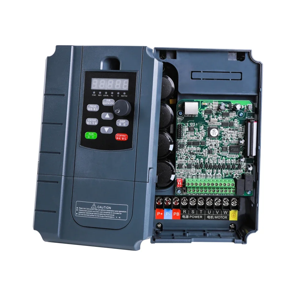 7.5KW 220V Single Phase Input Output Frequency Converter Inverter Variable Frequency Drive VFD Motor Speed Control