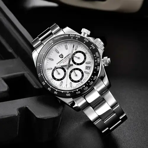 Imagen 2 del producto PAGANI DESIGN 2025 nuevos relojes para hombre, cronógrafo deportivo, reloj de cuarzo con fecha automática, reloj de pulsera resistente al agua con cristal de zafiro AR para hombre