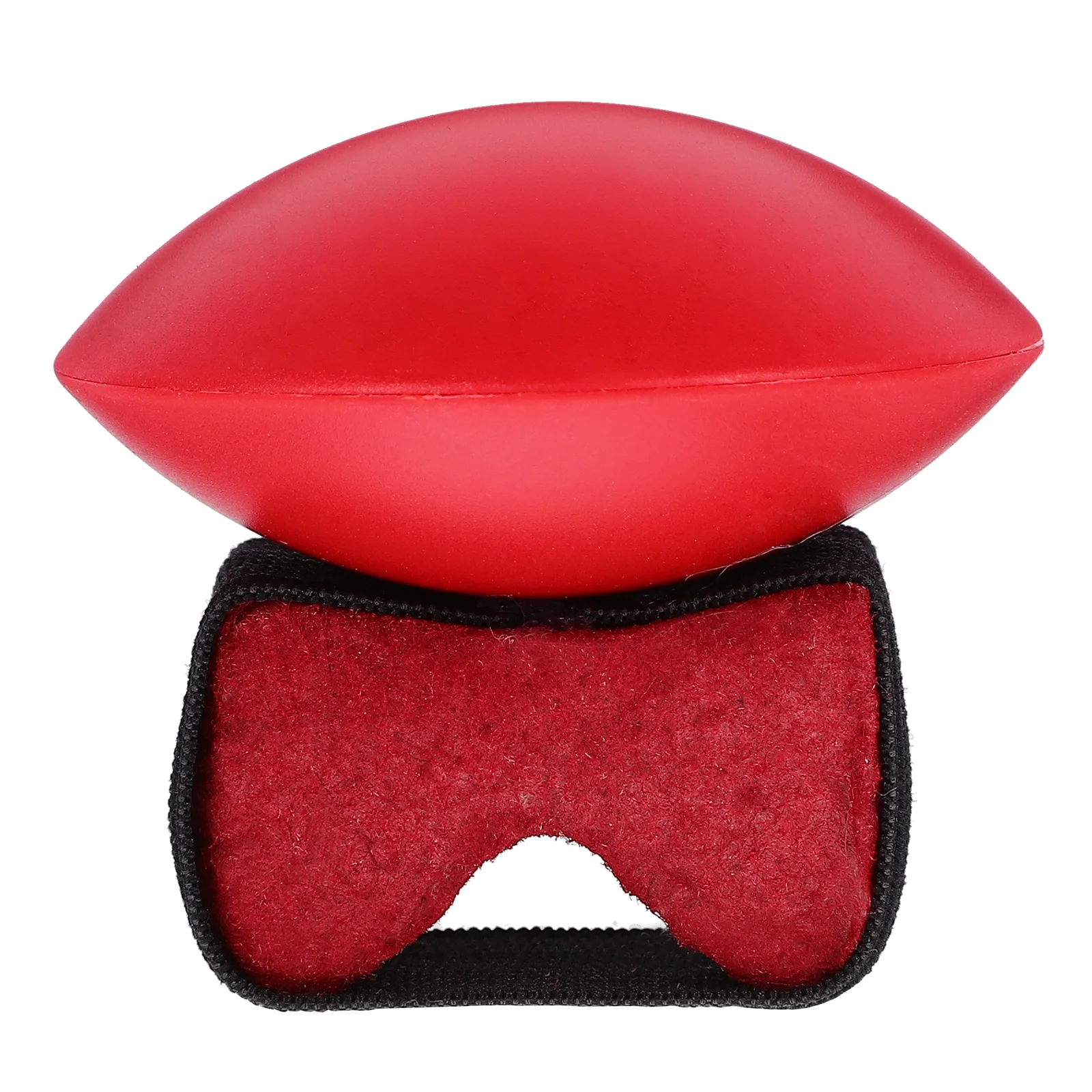 

Finger S Egg Red Plastic Ukulele Accompaniment African Drum Accessories Rhythm Hammer Maraca Lightweight Durable Toy