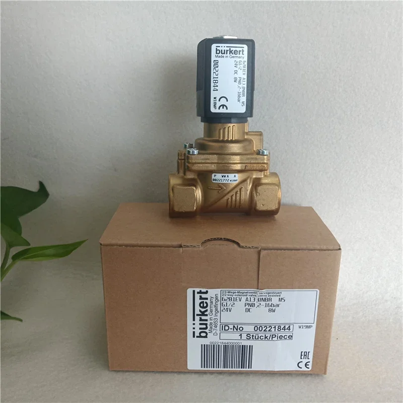 2025.4 Burkert6281EV صمام الملف اللولبي A 13.0 BNR G1/2 Bode Stock 00221844 0012218