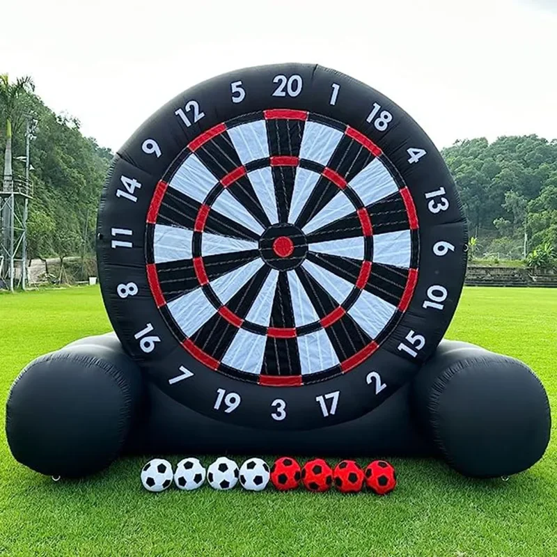 In Stock Inflatable Football Dart Board Foot Dart With Sticky Soccer Balls Foot Kicking Ball Sports Target Games Kick Darts