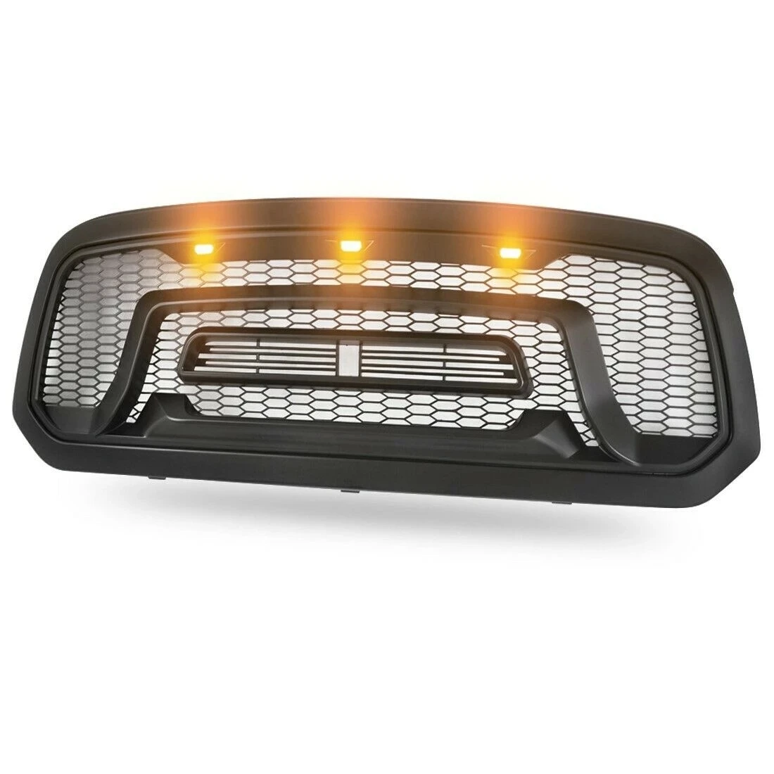 

Car Front Grille Rebel Style Hood LED Light For Dodge Ram 1500 2013 2014 2015 2016 2017 2018 Upper Racing Grille Bumper Grills