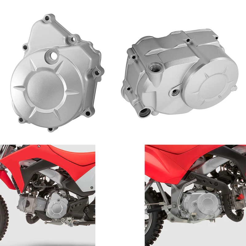 

Motorcycle Left Right Crankcase Stator Cover For Honda CRF110F 2013-2025