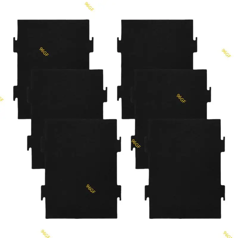 

96GF 6Pieces Microwave Hood Filter Cooker Hood Filter Indoor Hood Filter Oil Purifiering Filter Hood Filter for Cooking