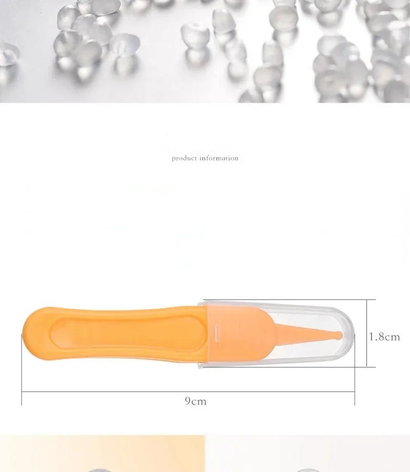 Baby Kunststoff Pinzette Nase Reiniger Werkzeug Kinder Sicherheit Pinzette Reinigung Zange Kleinkind Nasenhöhle Pflege Liefert Baby Essentials – Detail 6