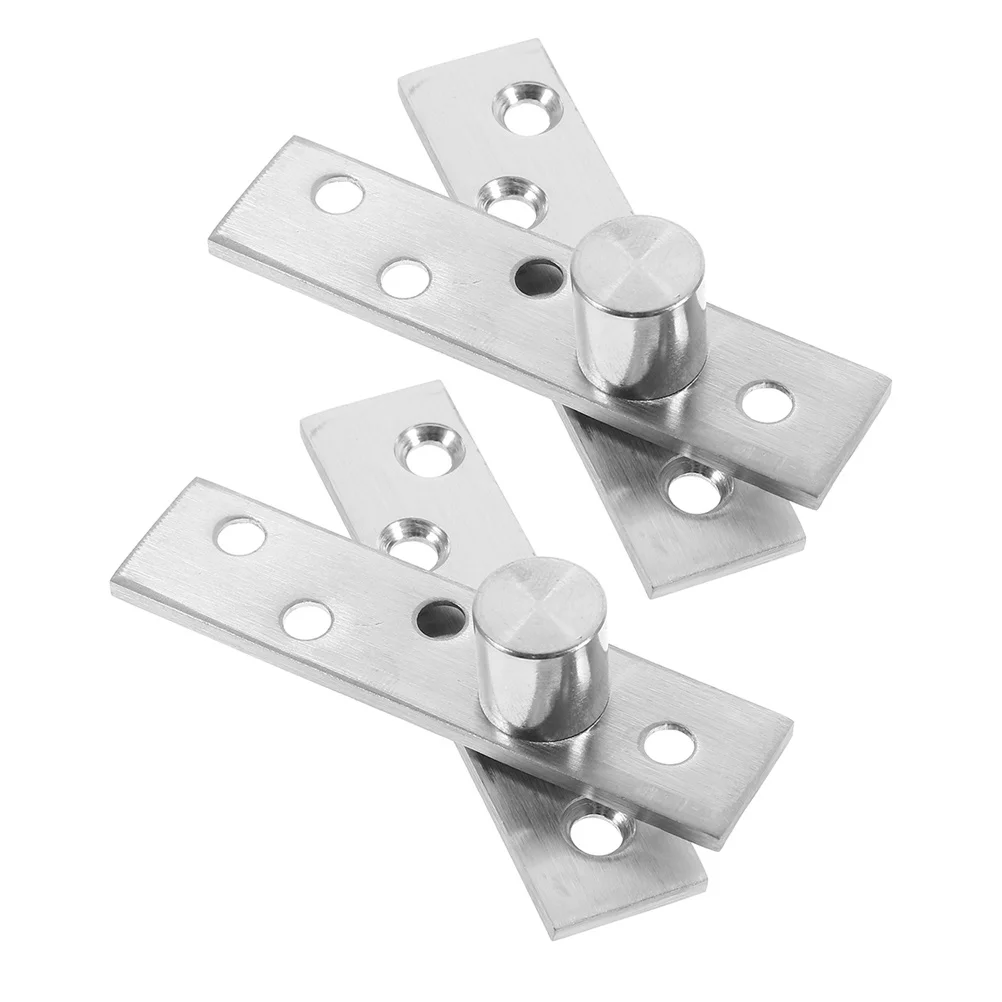 باب دوار 360 درجة مفصل محوري من الفولاذ المقاوم للصدأ لأثاث الخزانة مفصل أوفست مخفي ناعم ومتين