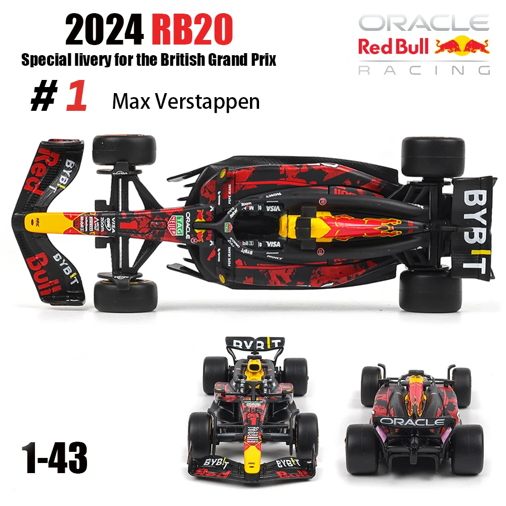 bburago-1-43-2024-f1-red-bull-rb20-Модель-коллекционного-автомобиля-из-сплава-литая-под-давлением-с-специальным-дизайном-Верстаппена-для-Британского-гоночного-клуба-подарок