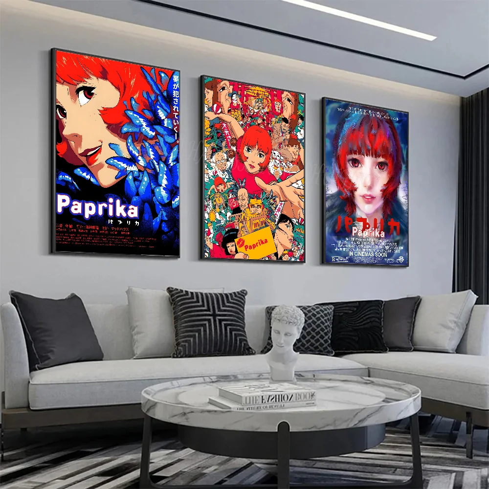 Póster de película animada de pimentón, impresión artística, decoración de muebles para sala de estar y Bar