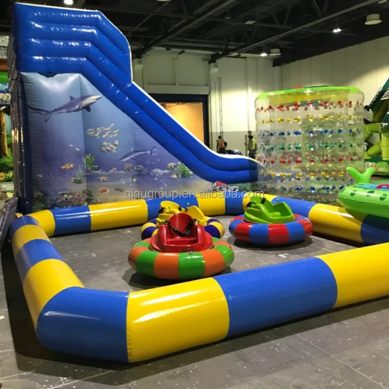 

Customized Colorful Inflatable Race Track for Bumper Cars