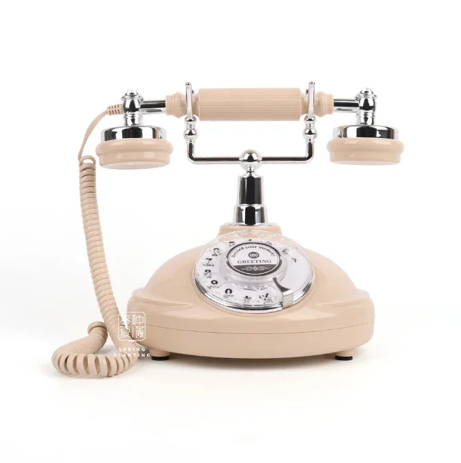 Hot selling in 2025 Audio Guestbook Phone for Wedding Home Decoration Telephone Booth Audio Guest Book Antique Telephone