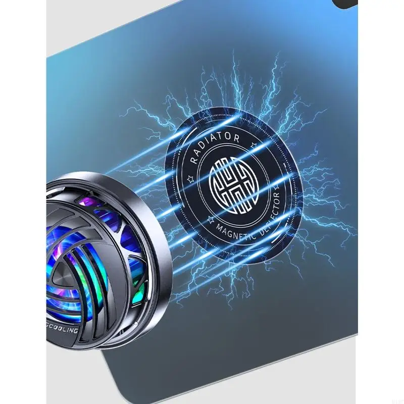 Placa resfriamento universal para celular 918c, mini radiador celular, adesivos magnéticos, área resfriamento para