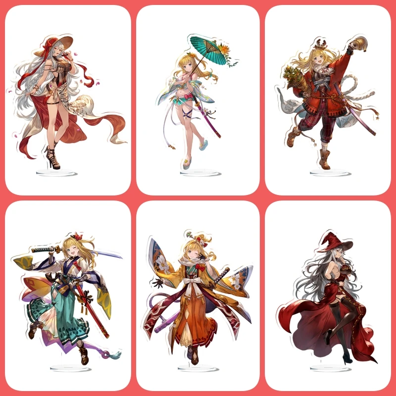 15CM Game Granblue Fantasy Acrylic Stand figure Gran Djeeta Stand Plate Cosplay Prop Decor Festivals Gifts