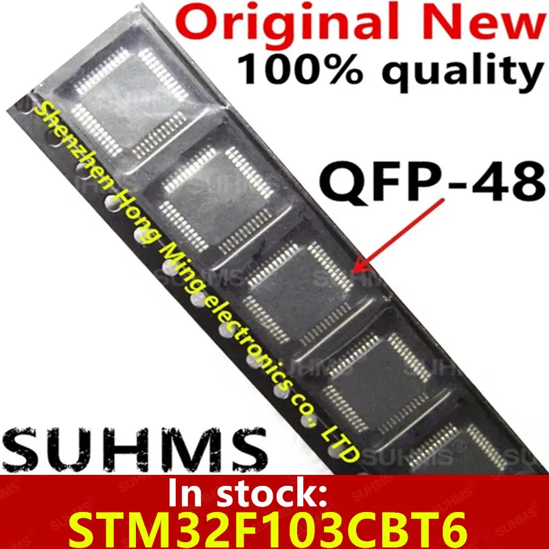 (10piece)100% New STM32F103CBT6 STM32F103CB 32F103CBT6 128KB QFP-48 Chipset