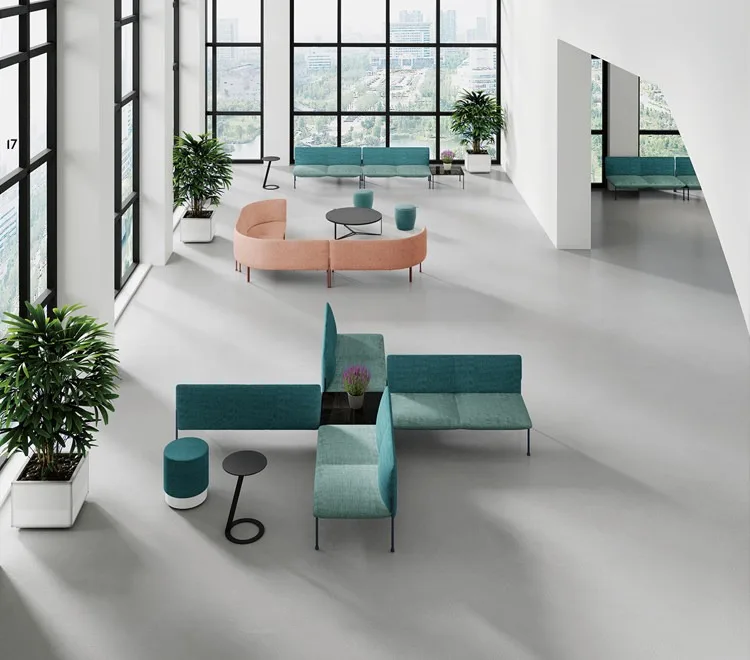 it-Custom Public Area Sofa Modular Lounge Furniture Waiting Room Leisure Sofa Furniture Waiting Chair Project-