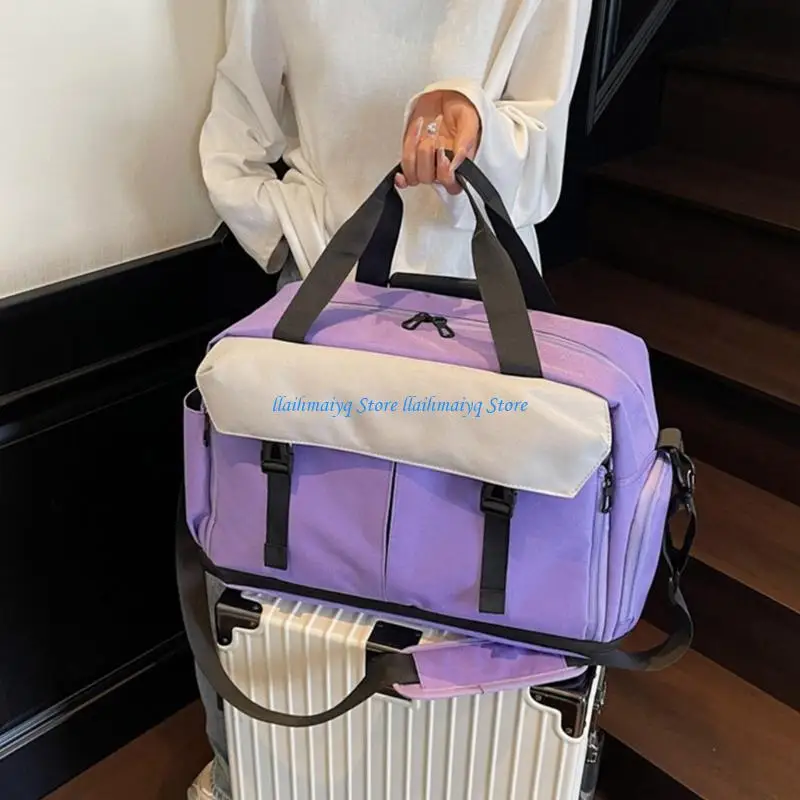 573B Spacious Sports Bag With Adjustable Strap For Fitness Enthusiasts And Overnight
