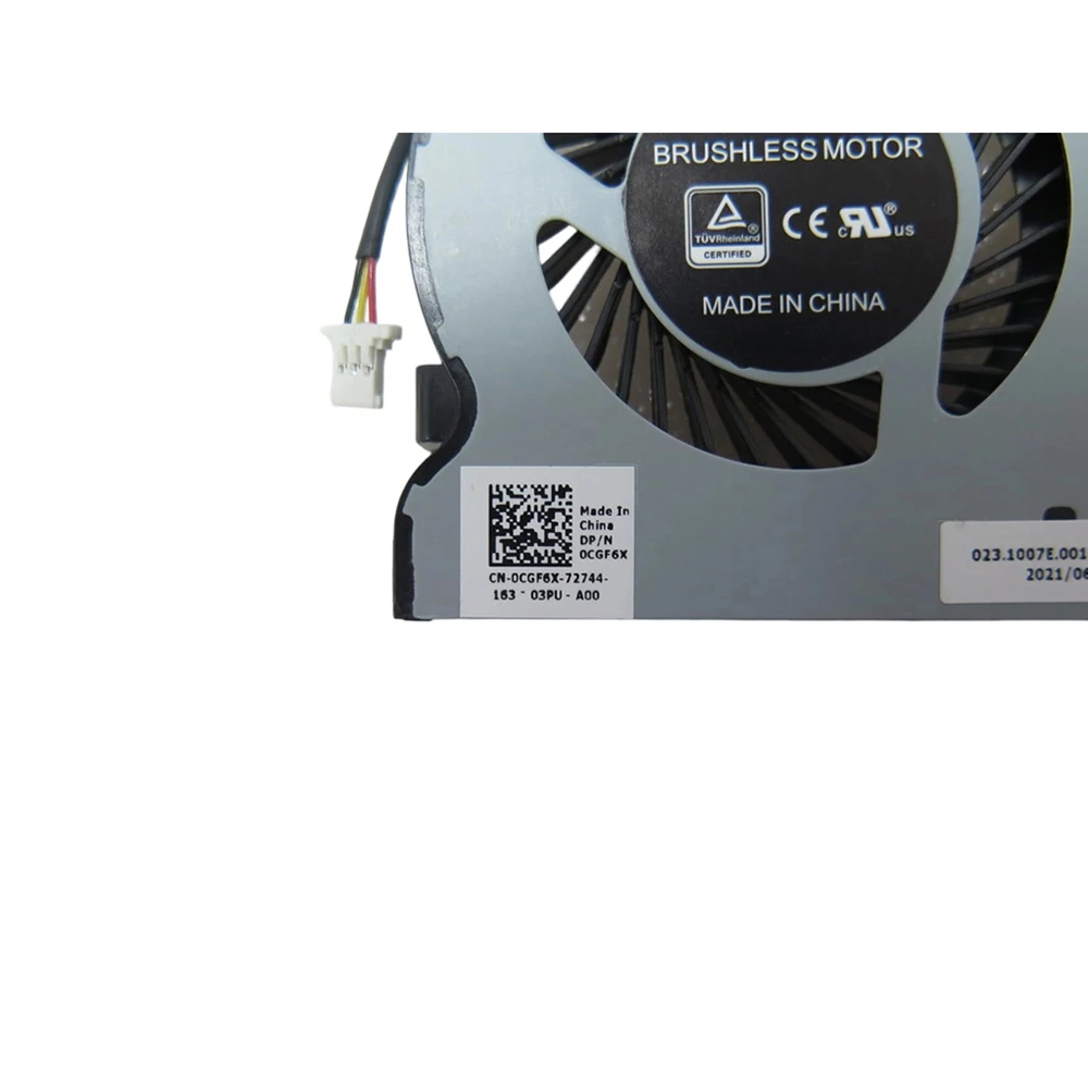 For DELL For Inspiron 3467 3476 3567 3576 For Vostro 3468 0CGF6X CGF6X DFS170005010T FJ1W 023.1007E.0011 Laptop CPU Fan