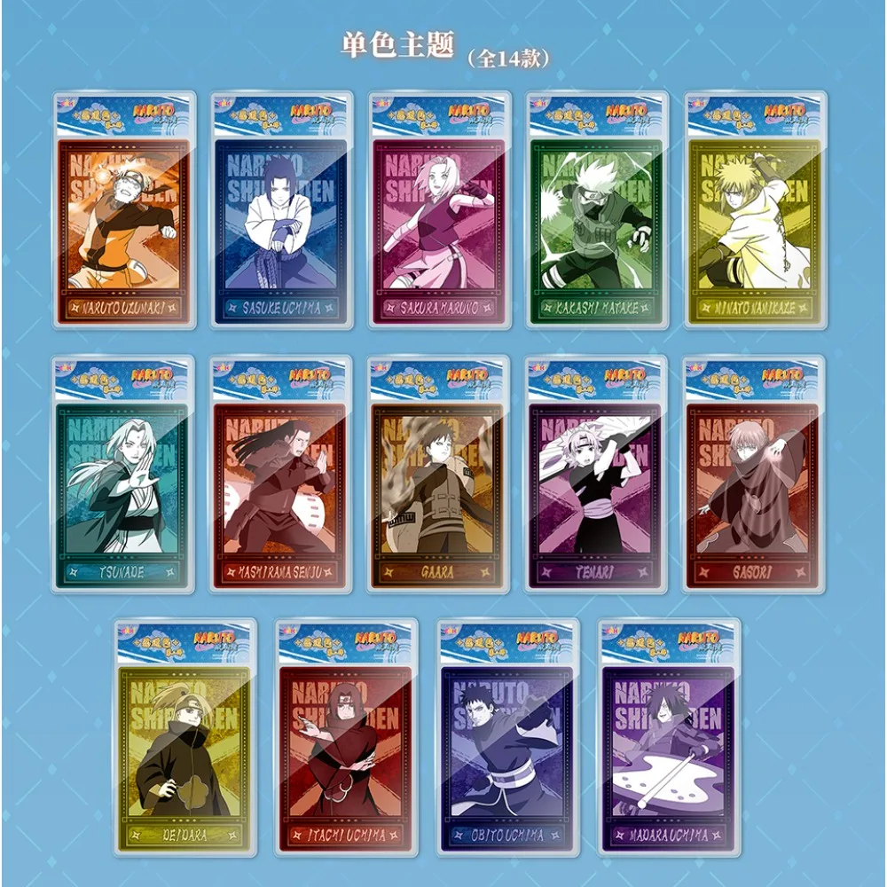 Nuove carte da collezione originali Eaki Naruto Battaglia al sangue caldo Ruoli anime Timbro Tema speciale Design Carte di personaggi Giocattoli Regali