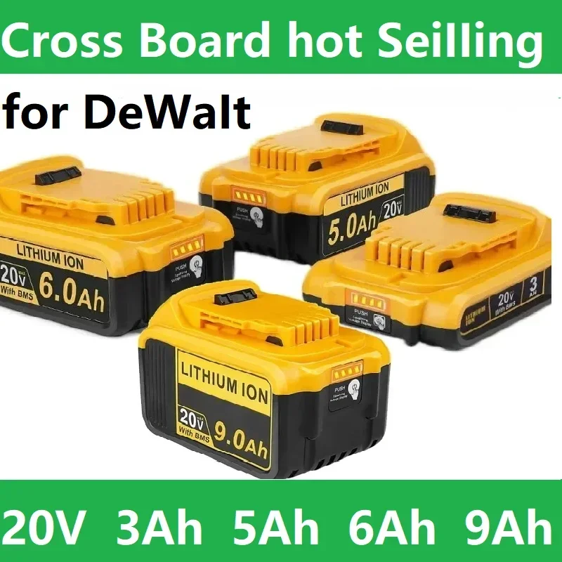 Cargador de batería de litio para Dewalt, 14,4 V, 18V, 20V, DCB203 DC B204 DCB205 DCB206 DCB118 DCB1418 DCB140 DCB183 DCB200