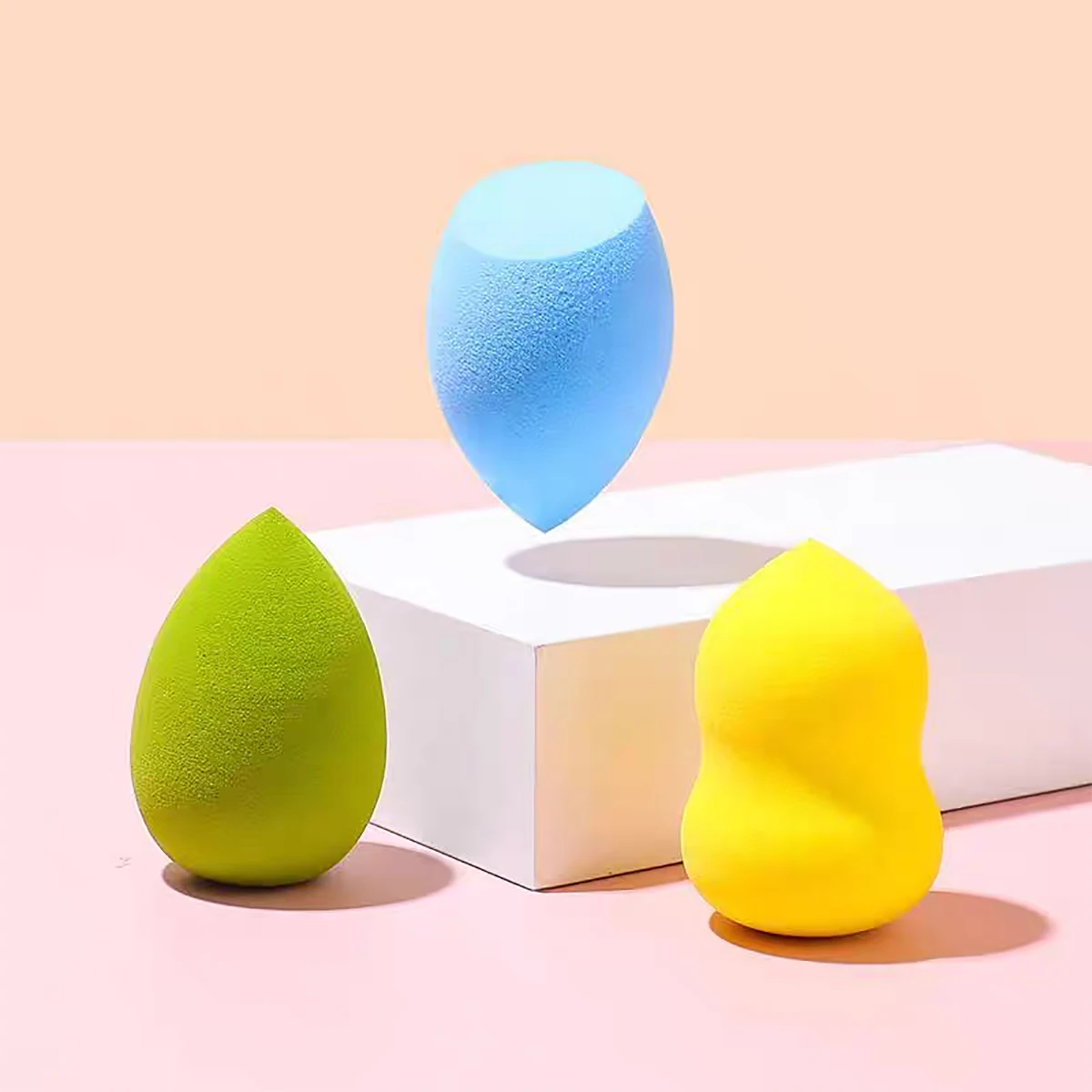 6 pçs liquidificador beleza ovo para creme facial e pó corretivo em pó máquina de maquiagem ferramentas acessórios maquiagem ovos atacado