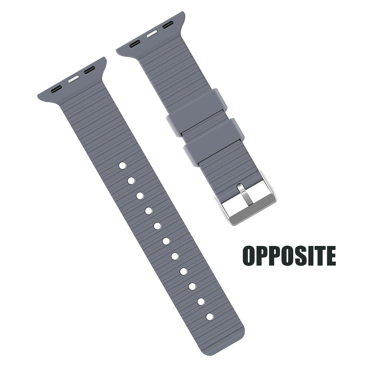 لساعة أبل سلسلة 10 42 ملم / 9 8 7 41 ملم / SE (2023) SE (2022) SE 6 5 4 40 ملم / 3 2 1 38 ملم حزام شبكة نمط سيليكون ساعة B