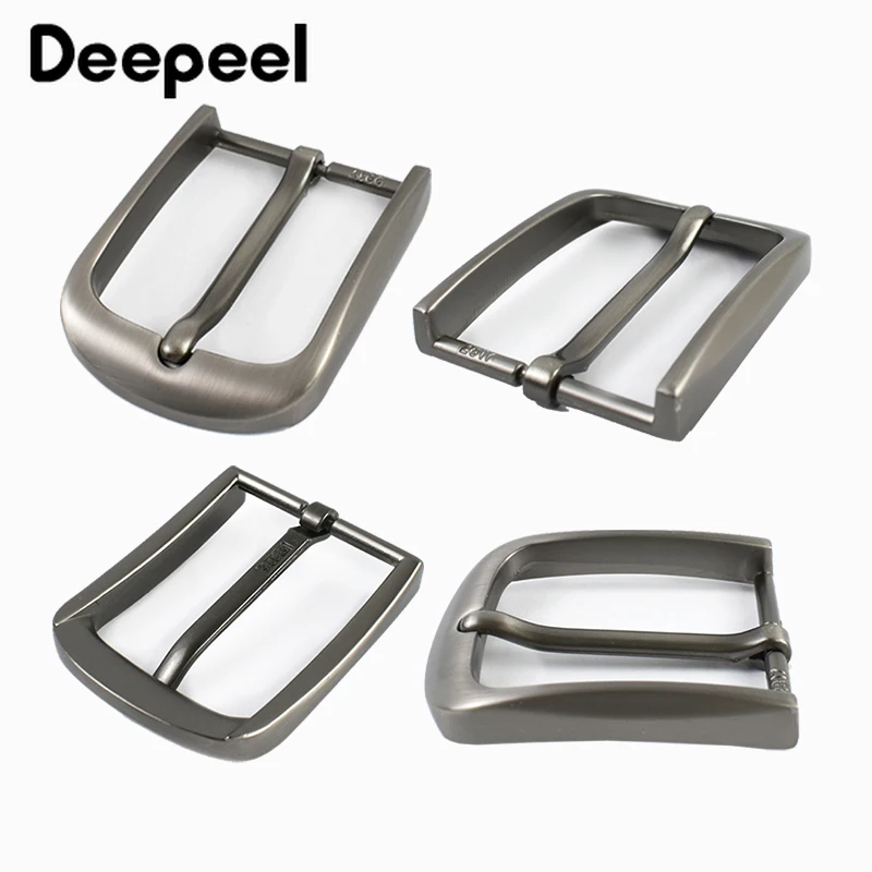 5 Stück 40mm Metall-Gürtelschnallen für 38-39mm Gürtel Herren Jeans Verstellbare Dornschließe DIY Lederhandwerk Zubehör