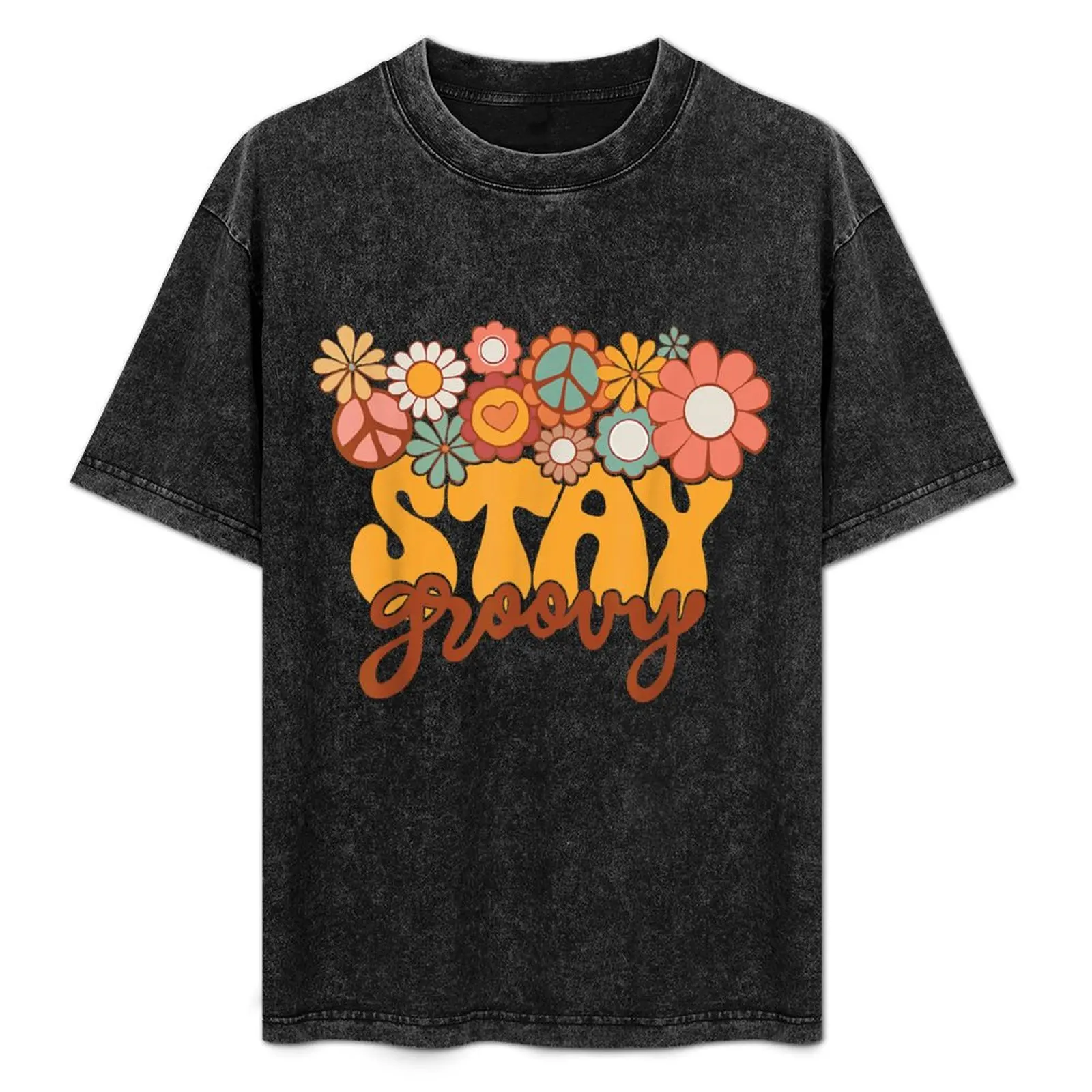 

Just stay groovy funny T-Shirt anime t shirts for man t shirt man casual T-Shirt