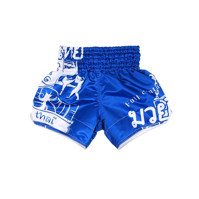 Children Sanda Uniform Mma Shorts Fight Wushu Sanda Suit for Kids Thai Shirt Training Competition Muay Thai Boxing Shorts Trunks