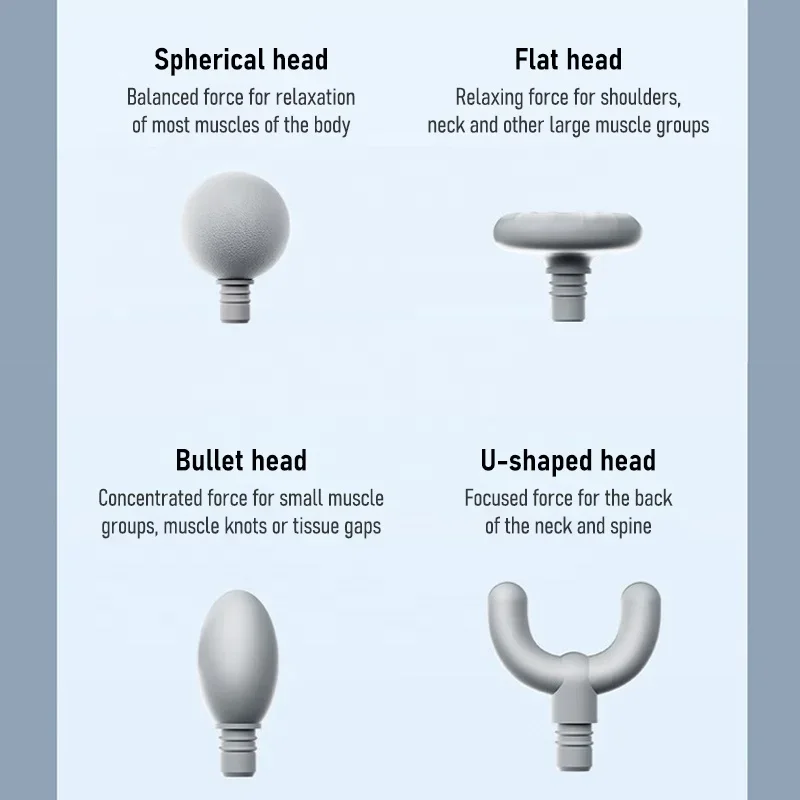 عالية الجودة شاشة تعمل باللمس سبائك الألومنيوم قذيفة معدنية العضلات تدليك صغير قرع مدلك الشحن السريع