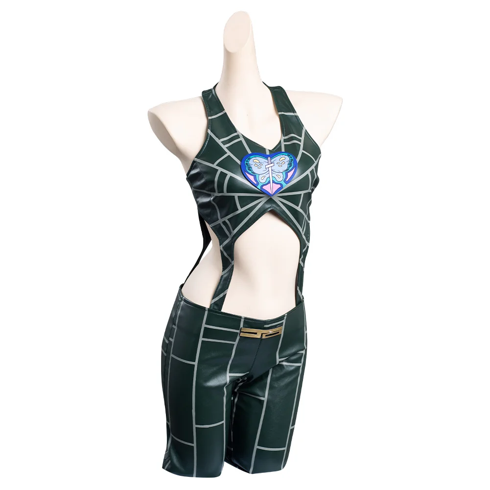 Stone Ocean Jolyne Cujoh Cosplay Costume Coat Jumpsuit Anime Bizarre Adventure Halloween Carnival Disguise Suit For Women