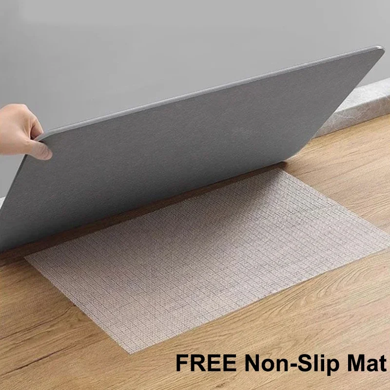 Stone Bath Mat Quick Dry Bathroom Rug Anti Slip Absorbent Diatomite Mat Diatomaceous Earth Bath Mats Large Floor Rug Home Decor