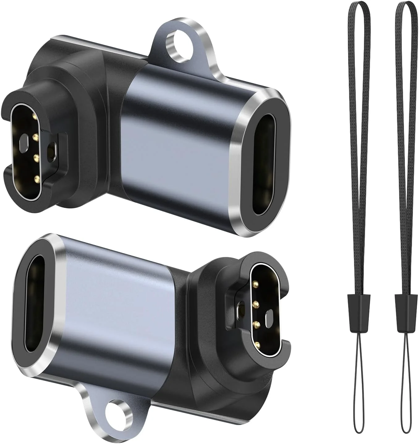 2-Pack Replacement Chargers for Garmin Approach S70 S60 S42 S40 S12 S1 G1 X10 USB-C garmin watch Charging Adapter