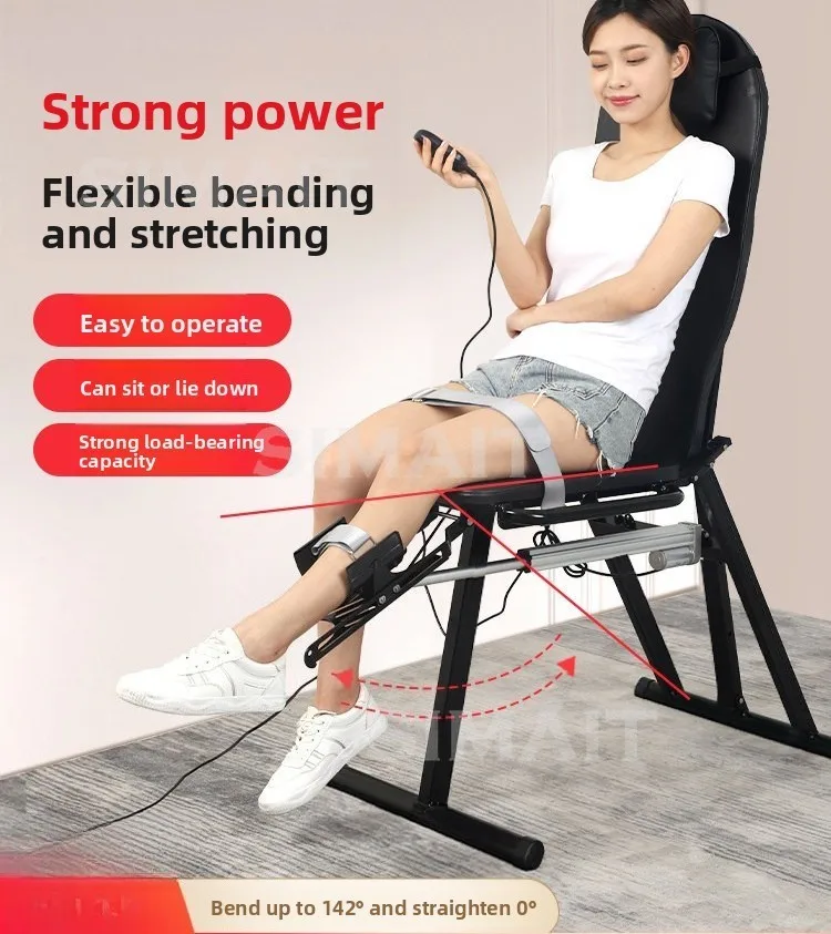 Electric Knee Rehabilitation Machine CPM, Leg Flexion Extension Trainer for Post-Surgery Recovery, Home Use