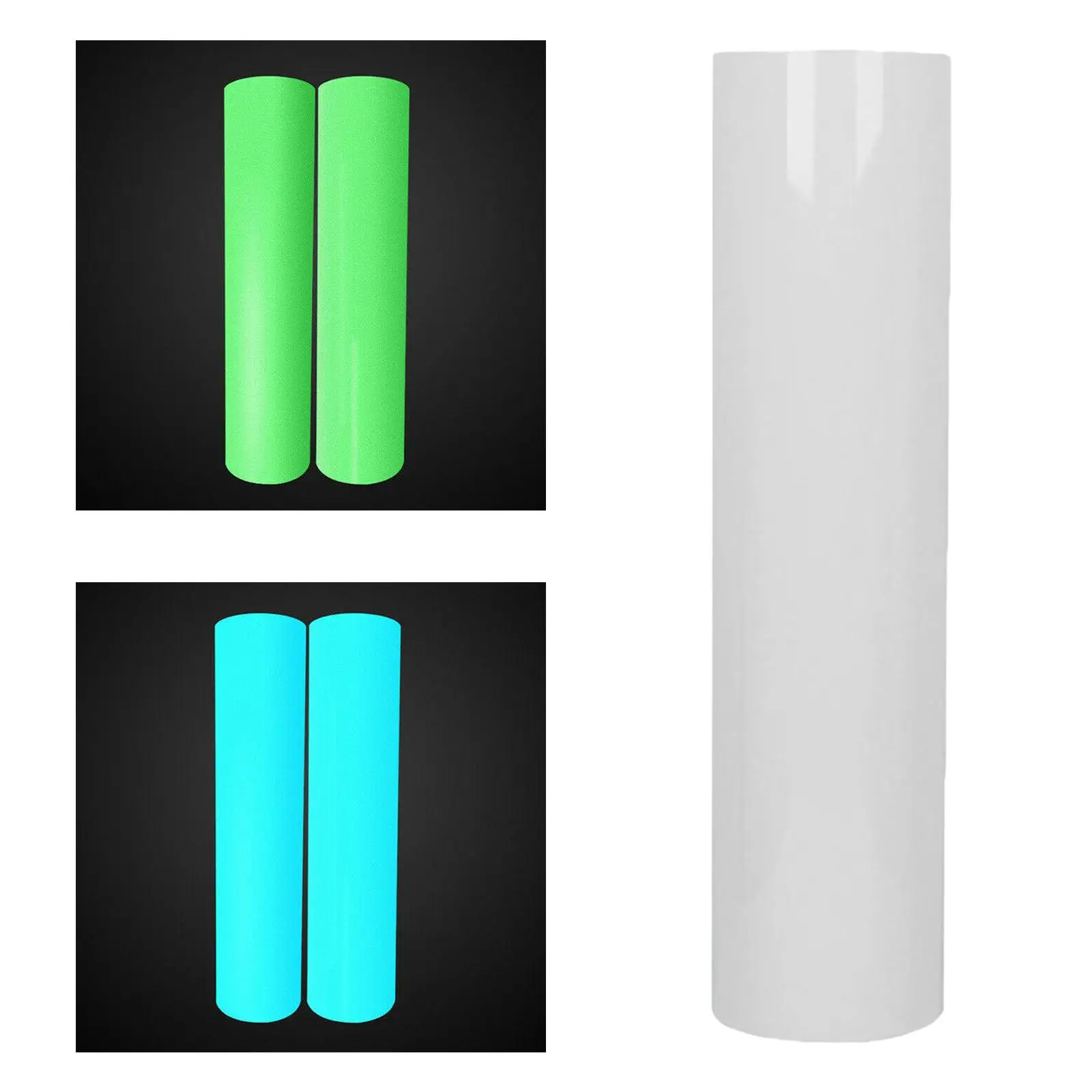 Glow In the Dark Heat Transfer Vinyl Luminous for Iron On Garment Clothing Arts Crafts Leather Bags Paper DIY Craft Tool