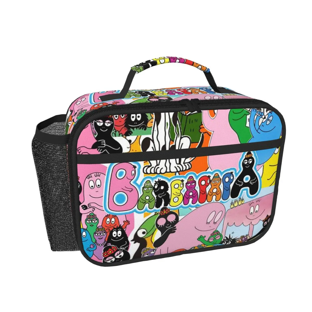 

Barbapapa Cartoon Insulated Lunch Bag for Women Children Portable Food Boxes Thermal Lunch Box Tote