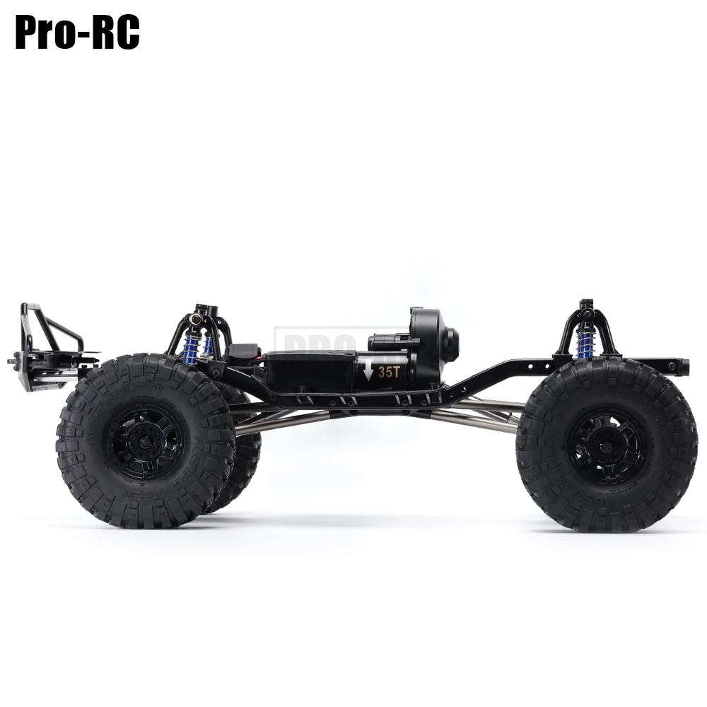 1Set rinforzato in Nylon e metallo 313mm interasse telaio telaio e cerchione mozzo pneumatico per 1/10 RC Crawler Car SCX10 II AX90046 90047