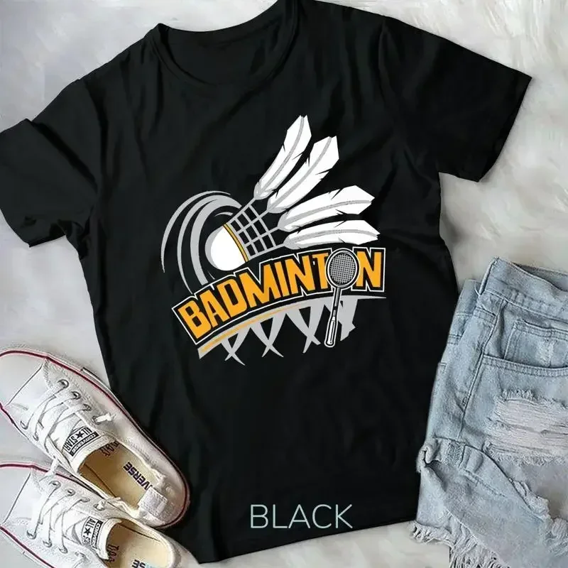 Badminton Badminton Player Shuttlecock Birdie Unisex T shirt
