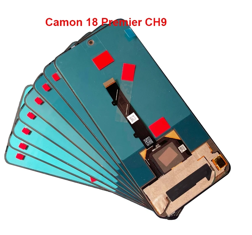 Black Color For Tecno Camon 18 Premier CH9 / Zero X Pro X6811 LCD Display Touch Screen Digitizer Assembly Replacement