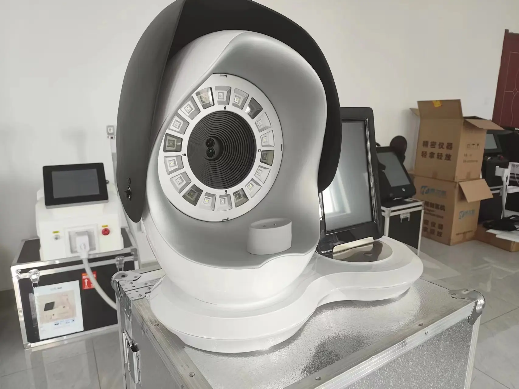 New 3D Facial Skin Analyzer Machine Skin Analyzer Facial Machine 8 Light Spectrum Skin Analysis Scanner