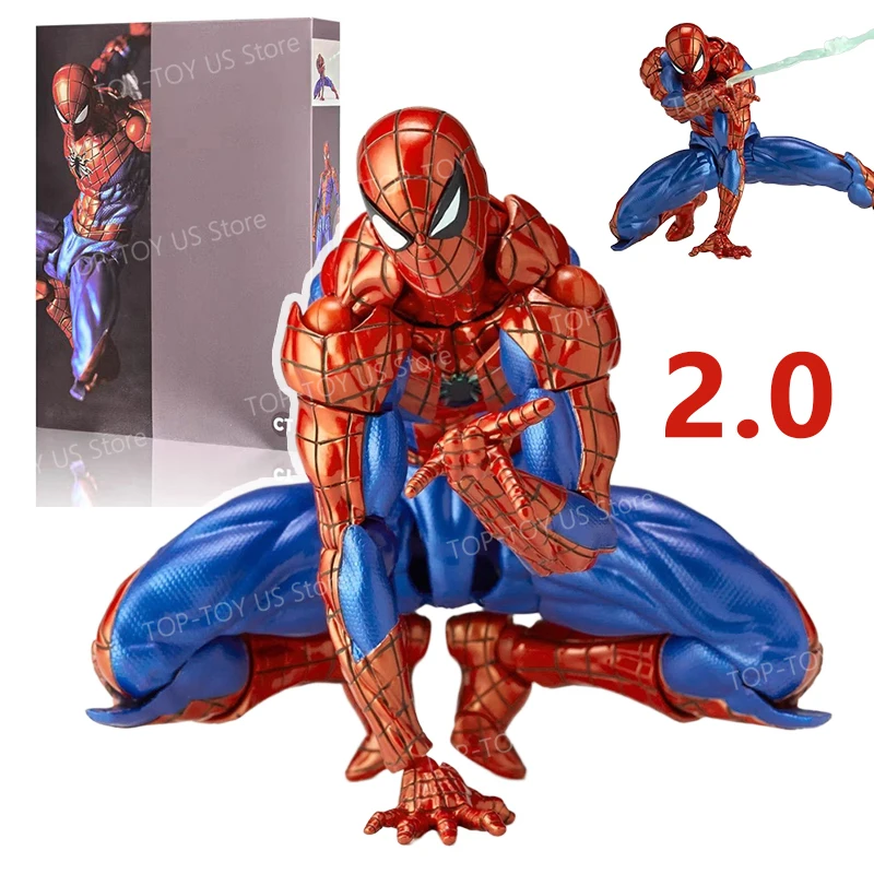 

Оригинальная фигурка Ct Toys Spider-Man 2.0 - Удивительный Ямагучи Спайдер-Мэн и Агент Веном Mafex, настраиваемая подарочная игрушка