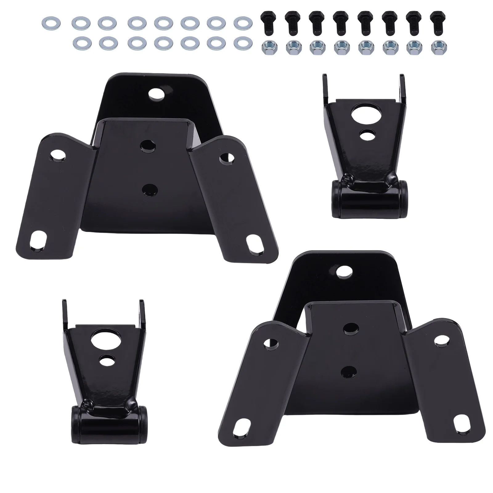 

Rear 4" Drop Lowering Kit For Ford F100 F1501973-1996 Shackles & Hangers