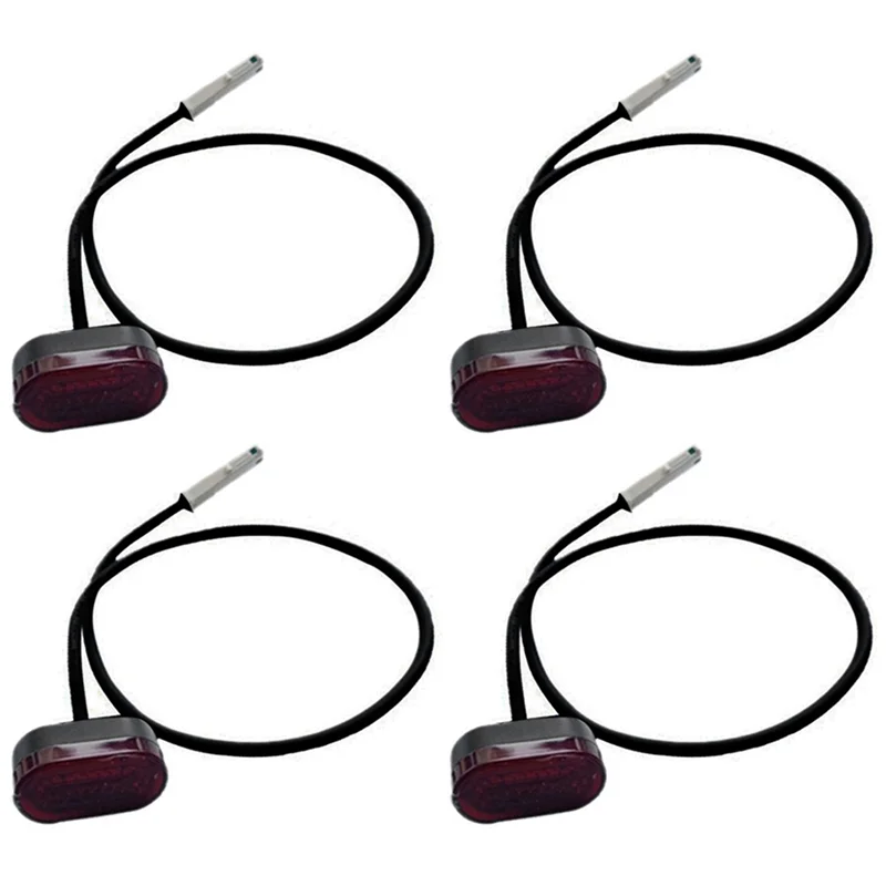 

4X задний фонарь для электрического скутера, сигнальная лампа, светодиодный задний фонарь для Ninebot MAX G30-L94A