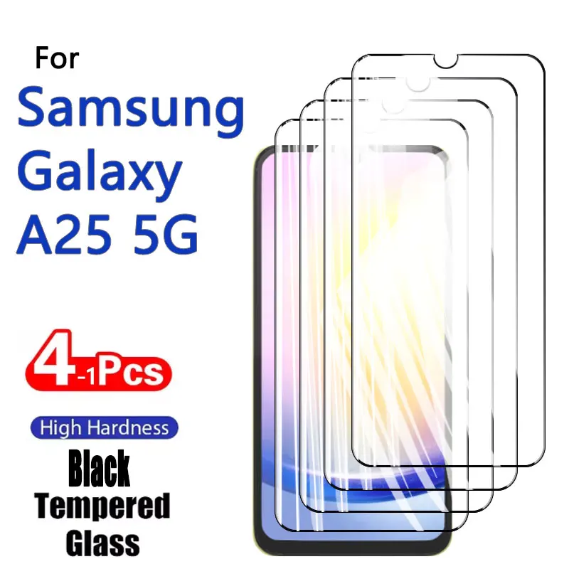 1-4PCS Screen Protector For Galaxy A25 5G Samsung HD Tempere