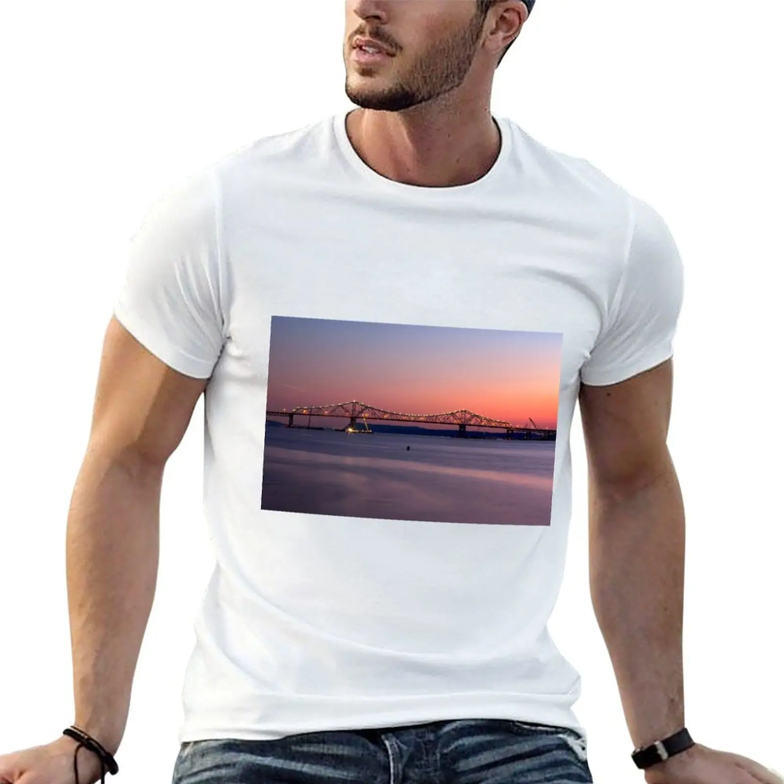 

Tappan Zee Bridge T-Shirt t shirts for man pack cotton cotton t shirts man 100% T-Shirt