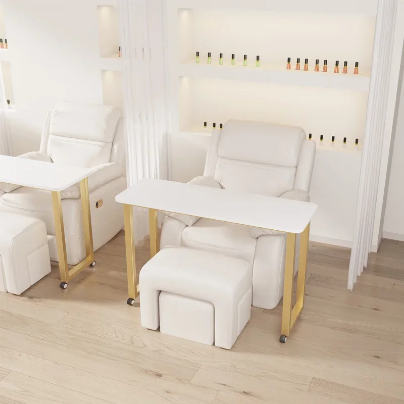 

Дизайнерские модные столы для ногтей Парфюмерия Красота Современный макияж Красота Столы для ногтей Учебный ремесло Трон Mesa De Маникюр Мебель для гостиной