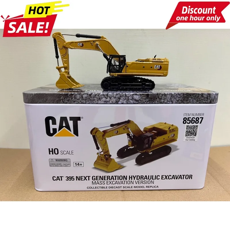 

DM 1:87 for CAT 395 Next Caterpillar Excavator Alloy Hook Engineering Truck Model 85687