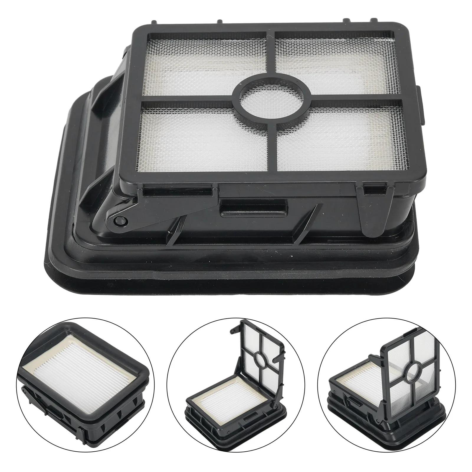 Black+White Filter 90*75mm For Bissell Cross Wave Vacuum Cleaner 1785, 1785A , 17852, 17853, 17854, 17855, 17856, 1785Q, 17858