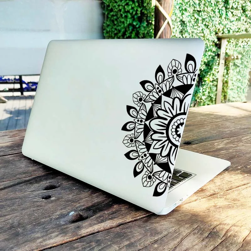 

Mandala Flower Laptop Decal Sticker for Macbook Pro 14 16 Air 11 13 Retina 12 15.6 Inch Mac Skin Vinyl Lenovo Rog Notebook Decor