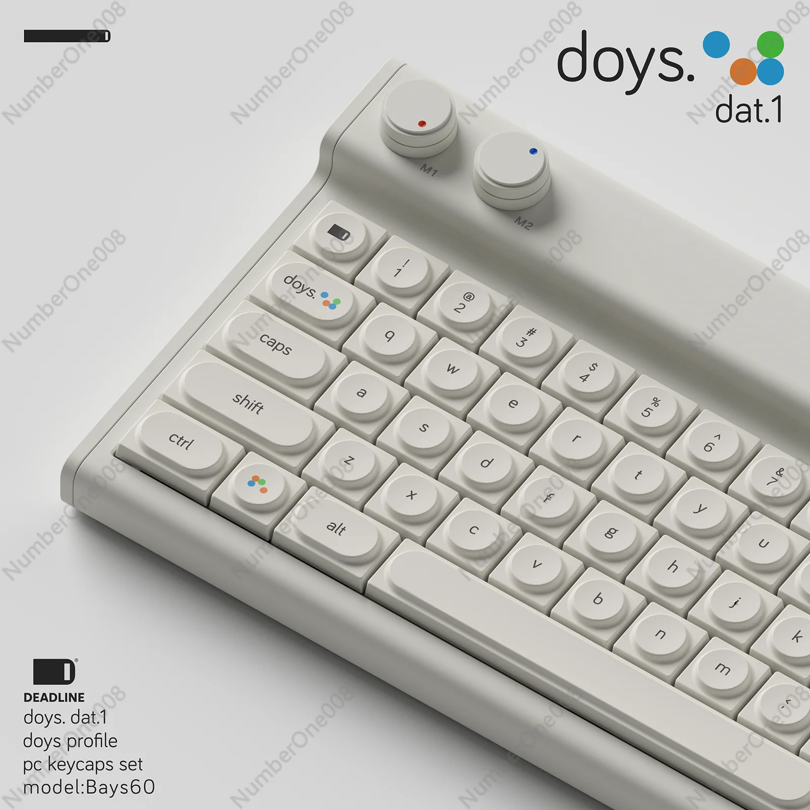 [Spot] DEADLINE Doys.dat.1/log PC Doys Toy Keycaps, Custom Keyboard